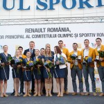 Fotografie de grup_Sportivii medaliati la JO2012