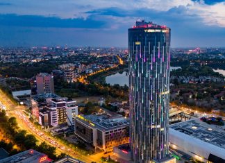 SkyTower continuă investițiile în modernizarea spațiilor comune, consolidându-și poziția de clădire-reper pe piața imobiliară de birouri din București