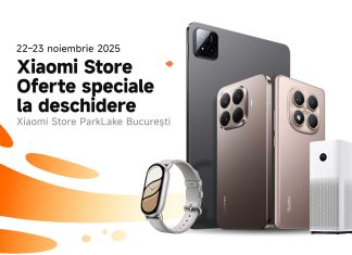Xiaomi deschide primul magazin propriu din România, în incinta ParkLake, București, pe 22 noiembrie