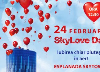 De Dragobete – SkyTower sărbătorește iubirea prin lansarea a 1.000 de baloane roșii biodegradabile