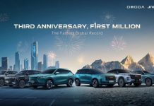 OMODA & JAECOO se apropie de un milion de vânzări la nivel mondial într-un timp record, cu o nouă intrare pe piață la fiecare 17 zile